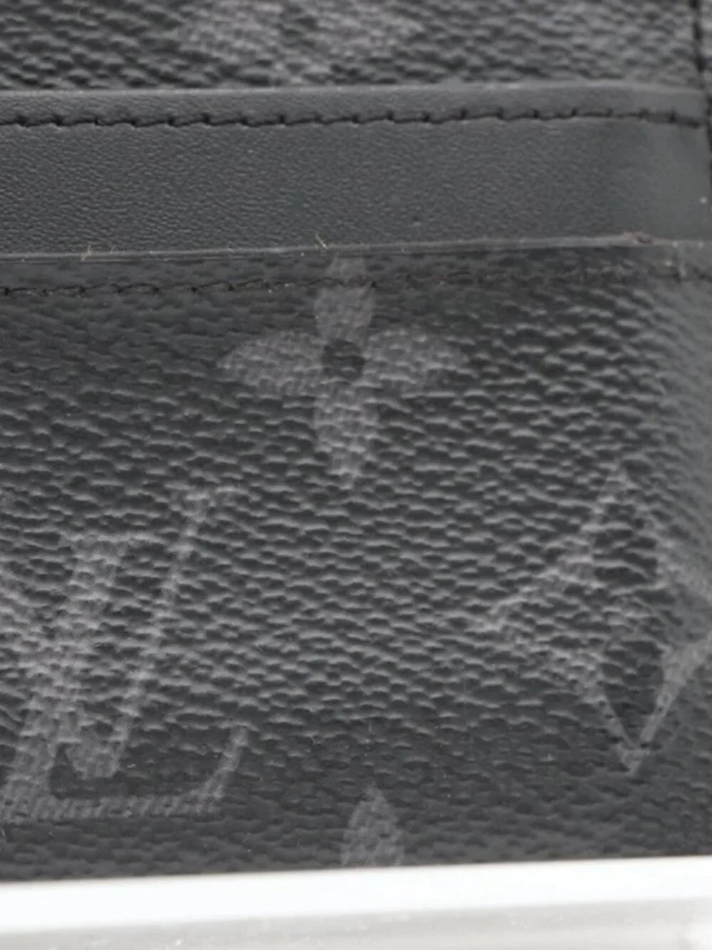 Louis Vuitton Monogram Eclipse Canvas Card Holder - Black